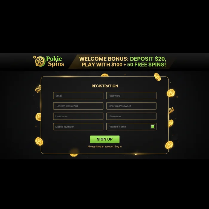Pokie Spins Casino Signup